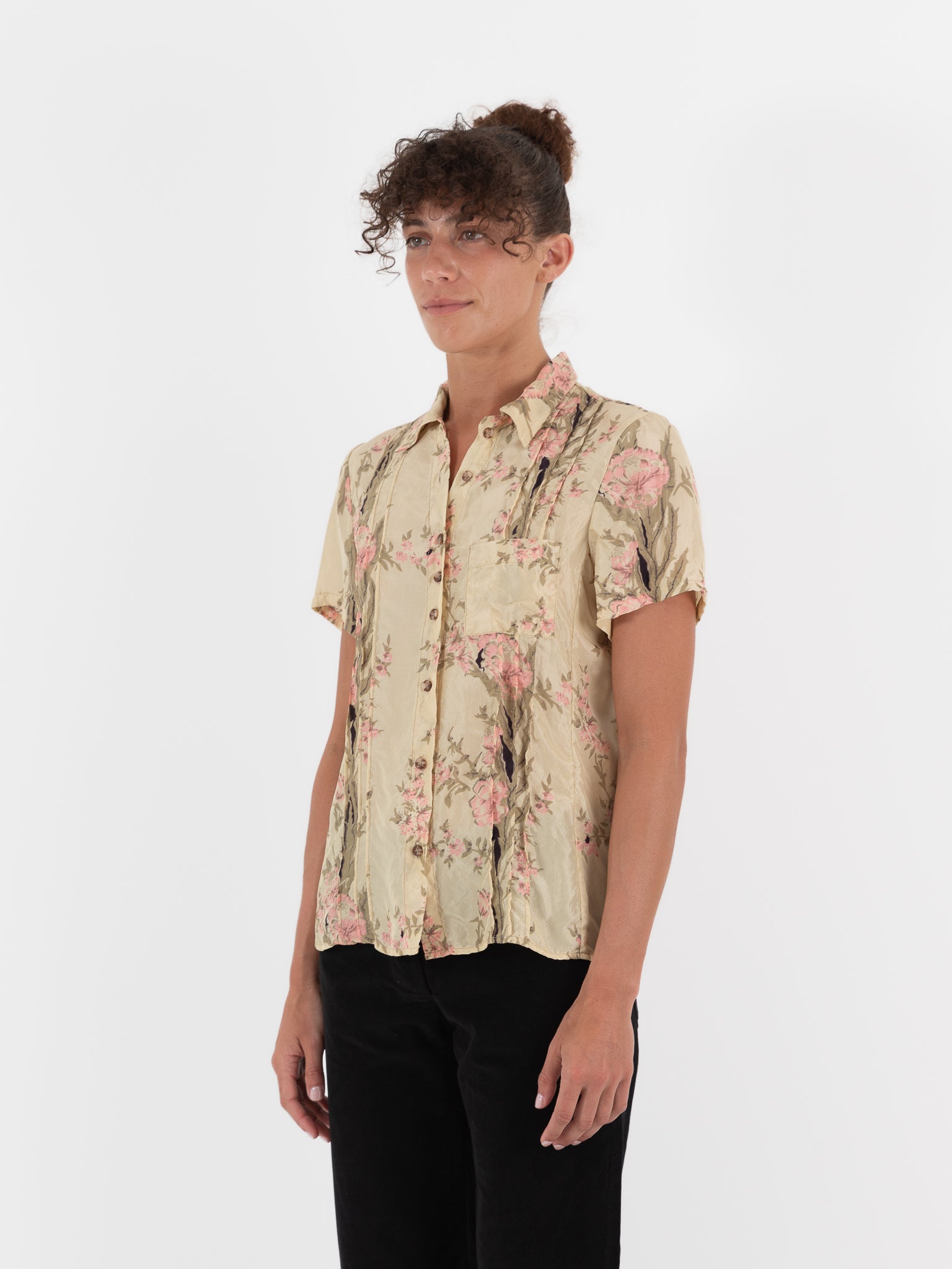 Hazel Brown Pintuck Blouse - Worthwhile