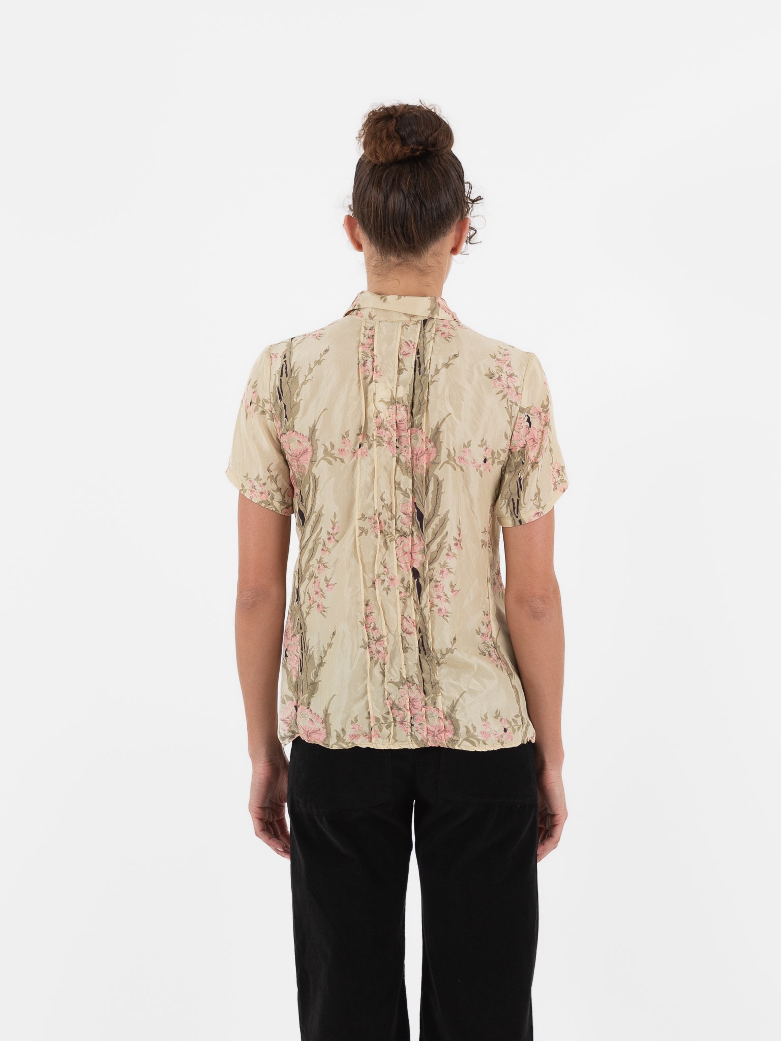 Hazel Brown Pintuck Blouse - Worthwhile