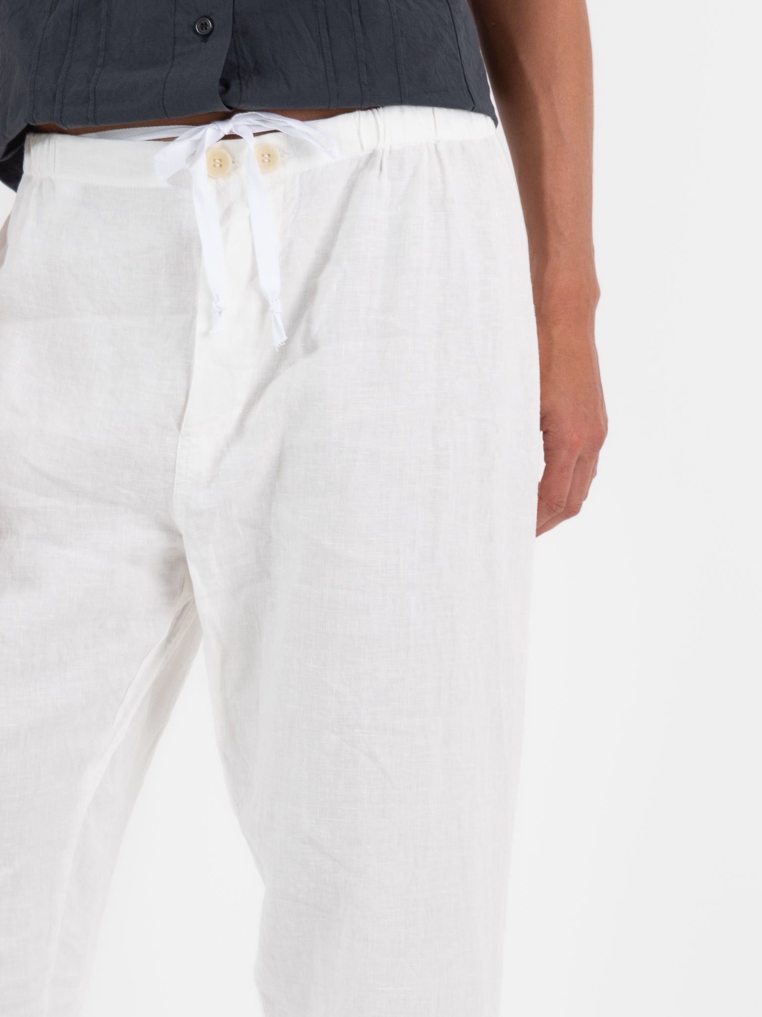 Hazel Brown Linen Trousers - Worthwhile
