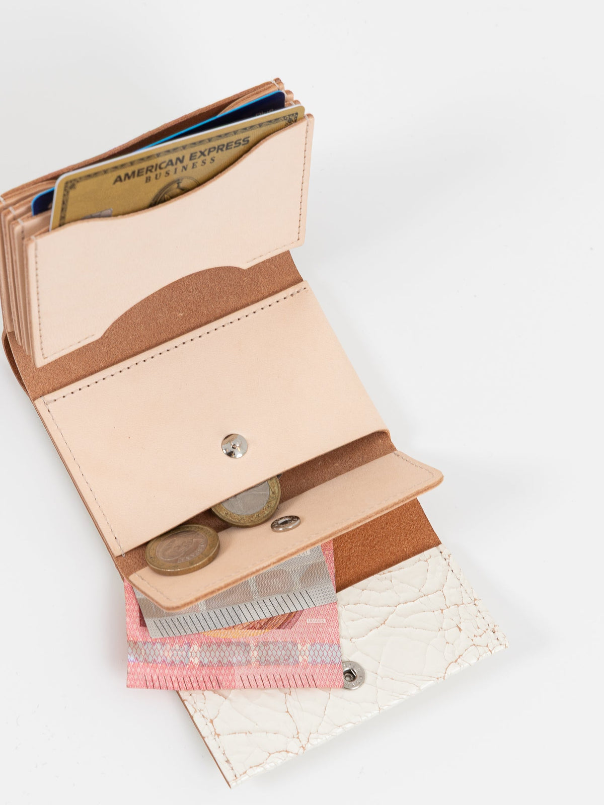 Hender Scheme Accordian Wallet in White - HENDER SCHEME at Worthwhile - shop WALLET