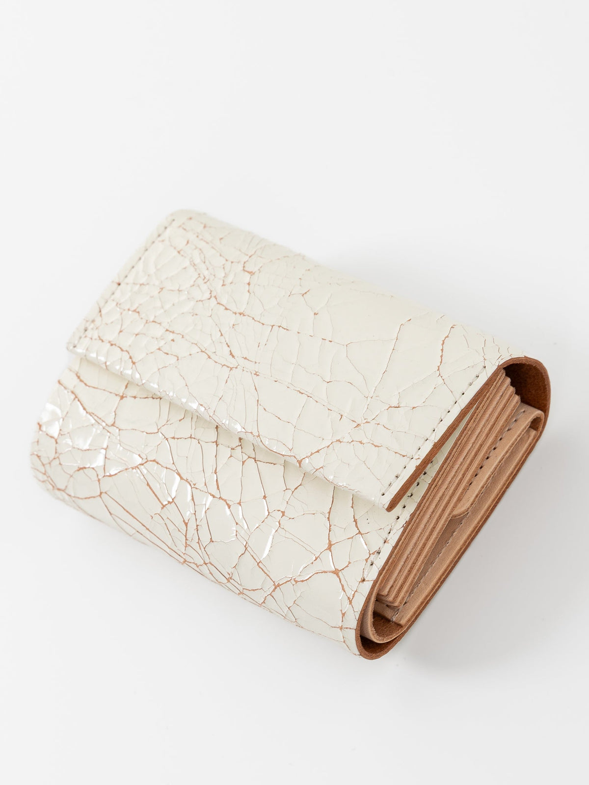 Hender Scheme Accordian Wallet in White - HENDER SCHEME at Worthwhile - shop WALLET