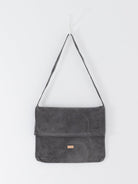 Hender Scheme Large Flap Shoulder Bag in Dark Grey - HENDER SCHEME at Worthwhile - shop BAG