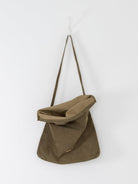 Hender Scheme Large Flap Shoulder Bag in Khaki - HENDER SCHEME at Worthwhile - shop BAG