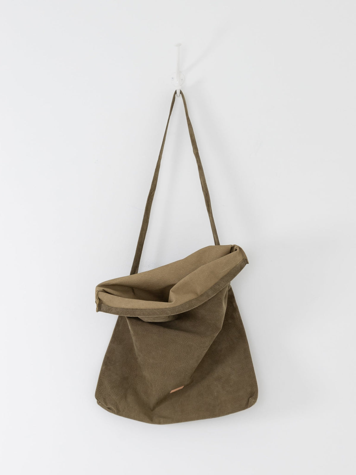 Hender Scheme Large Flap Shoulder Bag in Khaki - HENDER SCHEME at Worthwhile - shop BAG