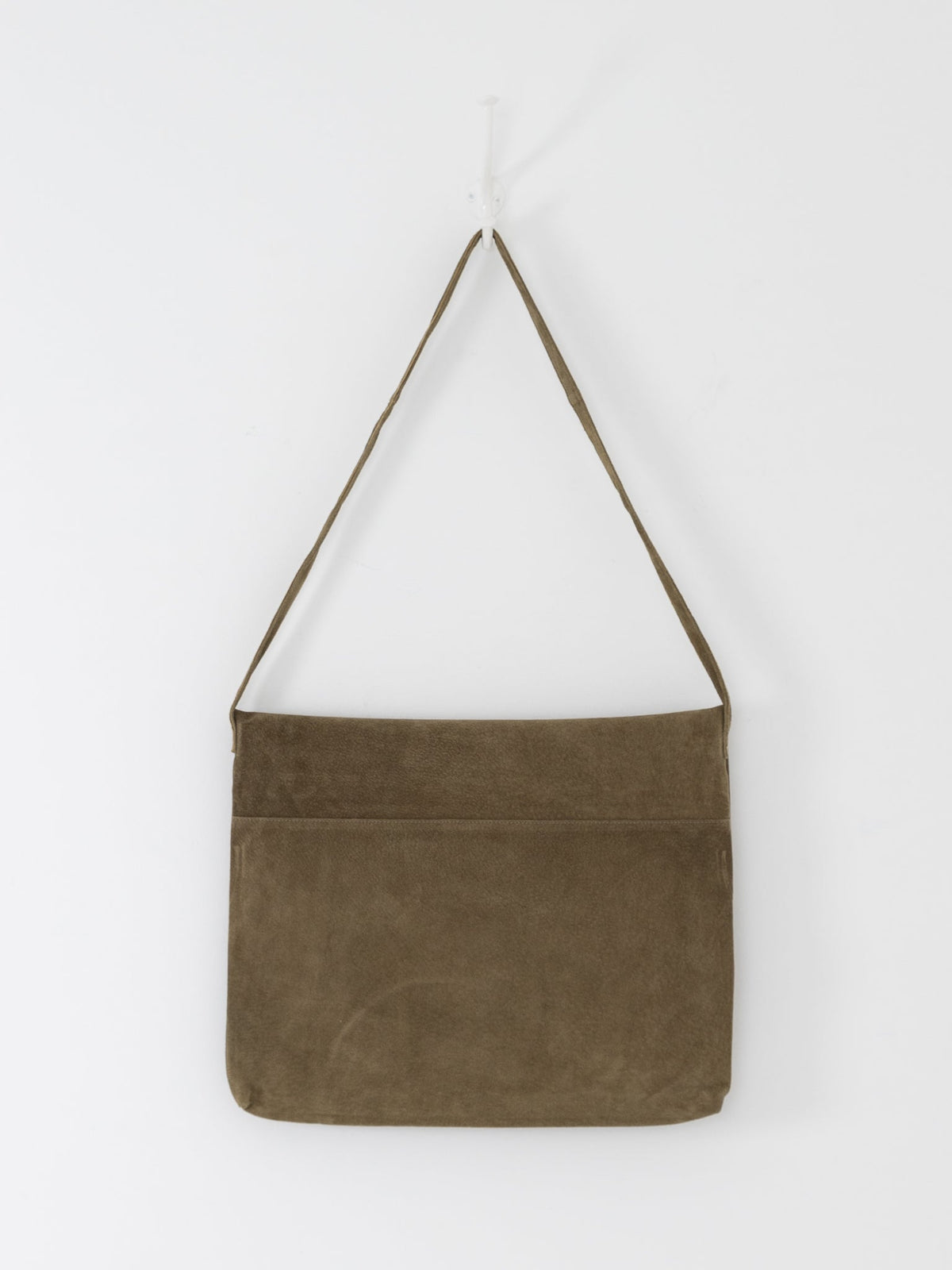 Hender Scheme Large Flap Shoulder Bag in Khaki - HENDER SCHEME at Worthwhile - shop BAG