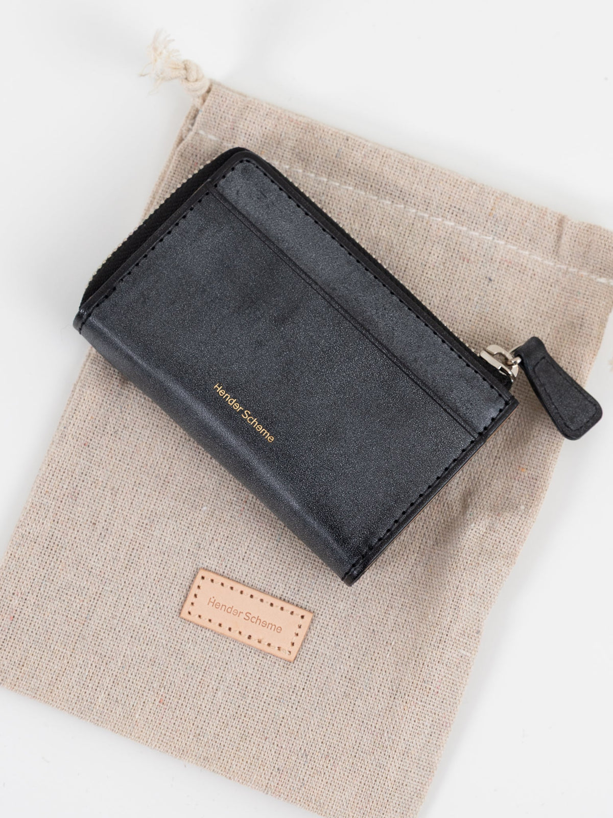 Hender Scheme Mini Purse in Black - HENDER SCHEME at Worthwhile - shop BAG