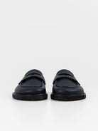 Hender Scheme Morgan Slide in Dark Navy - HENDER SCHEME at Worthwhile - shop SHOES