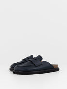 Hender Scheme Morgan Slide in Dark Navy - HENDER SCHEME at Worthwhile - shop SHOES
