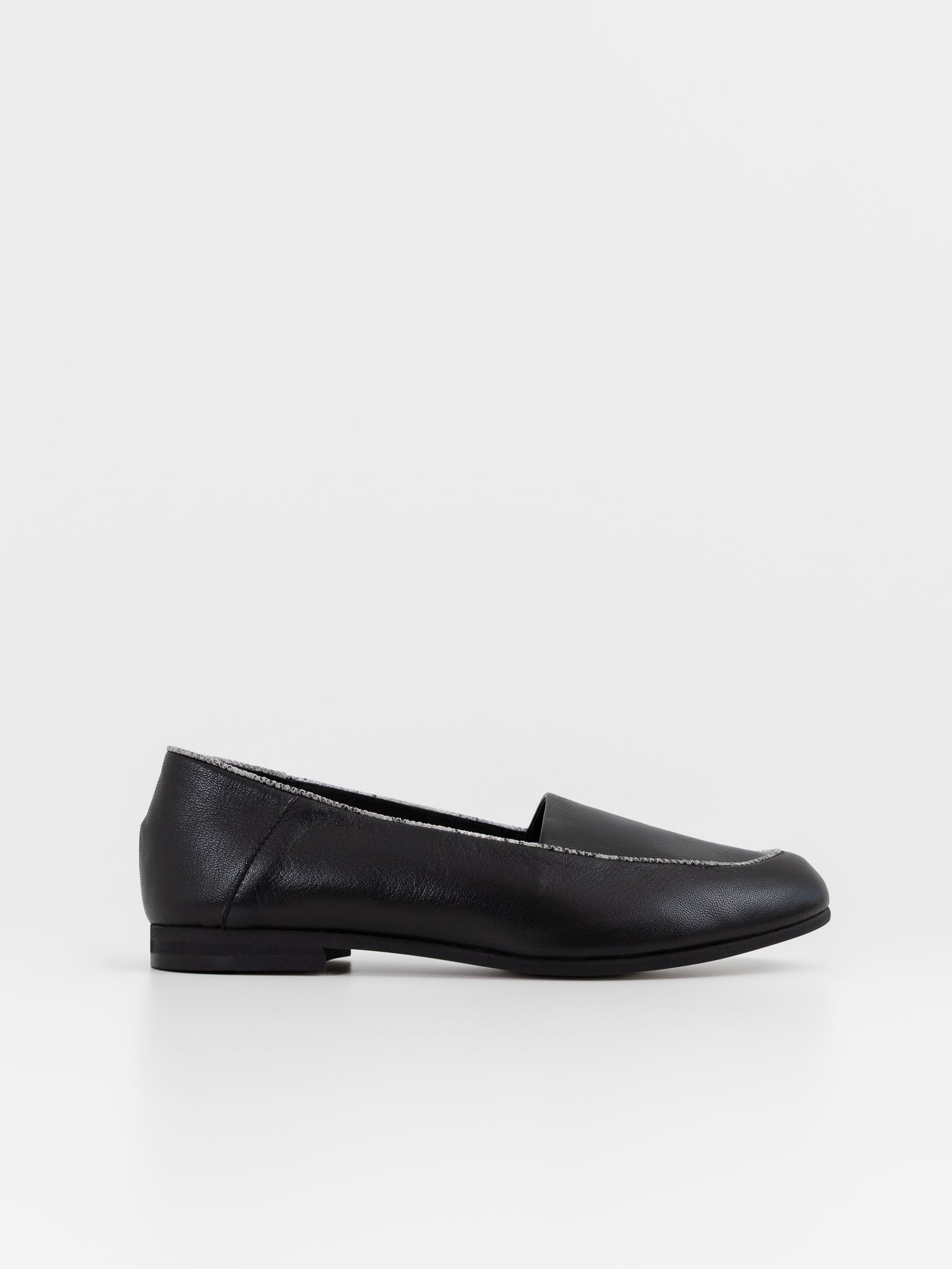 Hender Scheme Oval Moca Loafer in Black/Python - HENDER SCHEME at Worthwhile - shop SHOES
