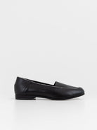Hender Scheme Oval Moca Loafer in Black/Python - HENDER SCHEME at Worthwhile - shop SHOES