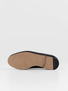 Hender Scheme Oval Moca Loafer in Black/Python - HENDER SCHEME at Worthwhile - shop SHOES