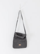 Hender Scheme Small Flap Shoulder Bag in Dark Grey - HENDER SCHEME at Worthwhile - shop BAG