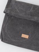 Hender Scheme Small Flap Shoulder Bag in Dark Grey - HENDER SCHEME at Worthwhile - shop BAG