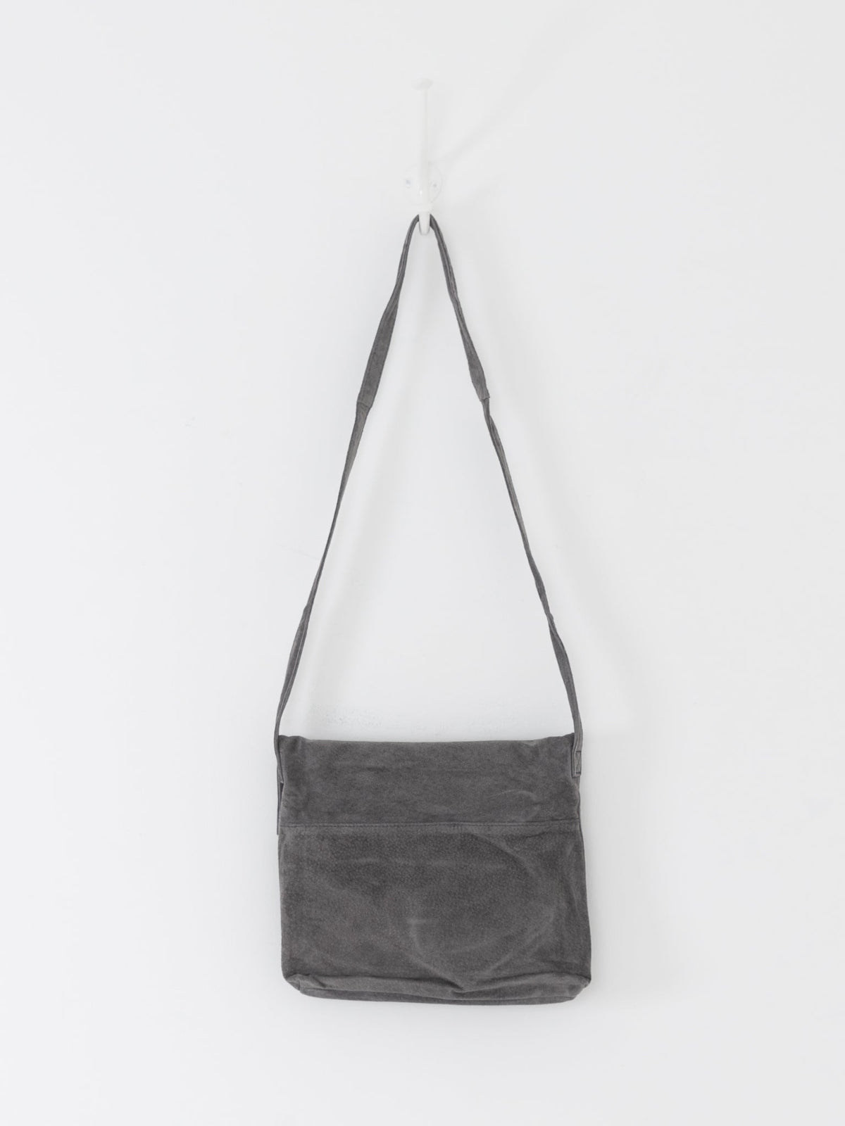Hender Scheme Small Flap Shoulder Bag in Dark Grey - HENDER SCHEME at Worthwhile - shop BAG