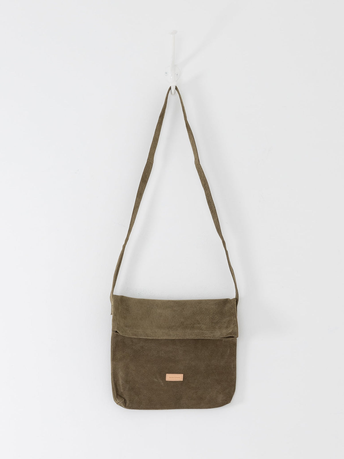 Hender Scheme Small Flap Shoulder Bag in Khaki - HENDER SCHEME at Worthwhile - shop BAG