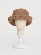Horisaki Lampshade Straw Hat in Camel - HORISAKI at Worthwhile - shop HAT