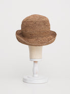 Horisaki Lampshade Straw Hat in Camel - HORISAKI at Worthwhile - shop HAT