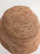 Horisaki Lampshade Straw Hat in Camel - HORISAKI at Worthwhile - shop HAT