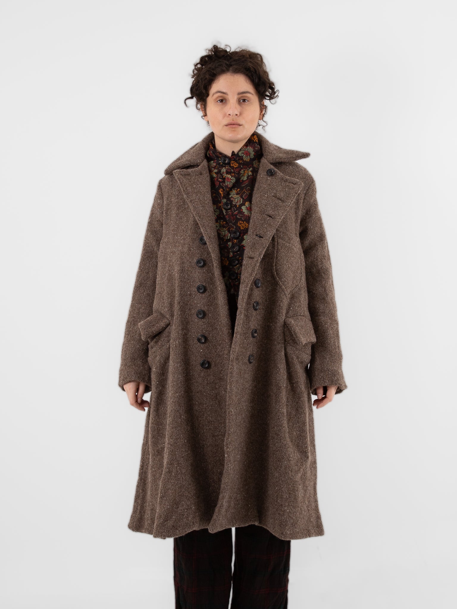 John Alexander Skelton Erskine Coat in Dark Oatmeal - JOHN ALEXANDER SKELTON at Worthwhile - shop COAT