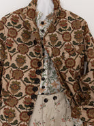John Alexander Skelton Horace Cinch Coat in Tea/Flower - JOHN ALEXANDER SKELTON at Worthwhile - shop COAT