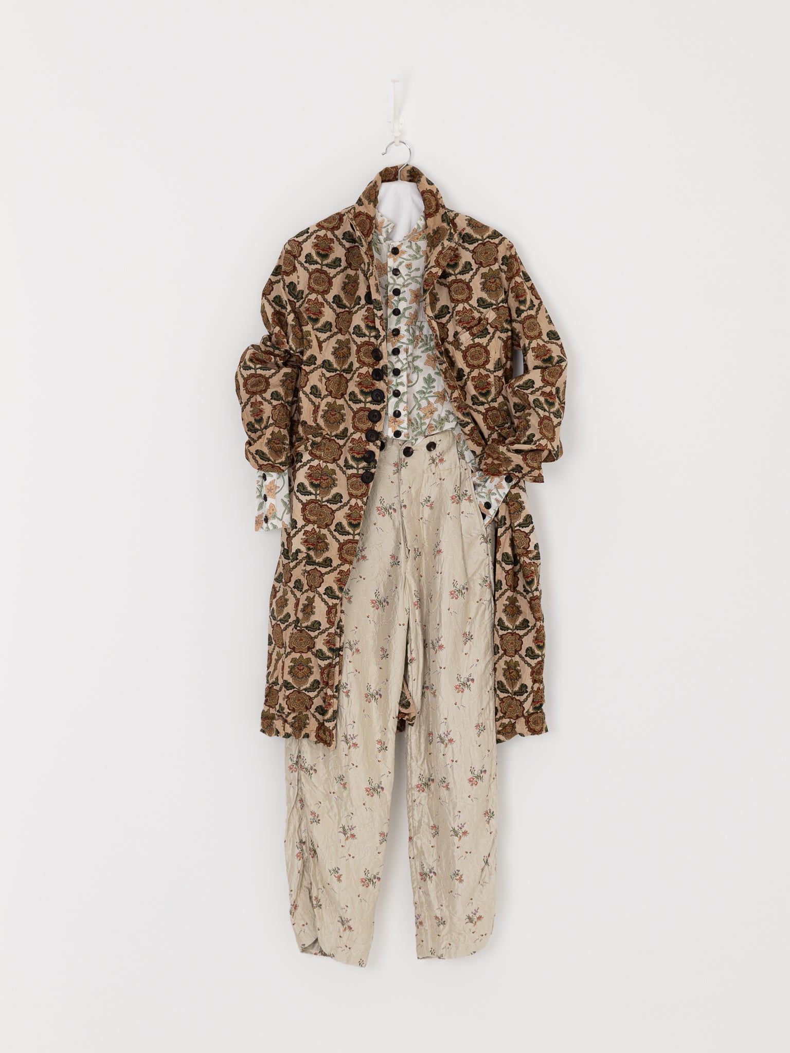 John Alexander Skelton Horace Cinch Coat in Tea/Flower - JOHN ALEXANDER SKELTON at Worthwhile - shop COAT