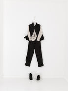 John Alexander Skelton Kilvert Trouser in Black/White - JOHN ALEXANDER SKELTON at Worthwhile - shop PANT