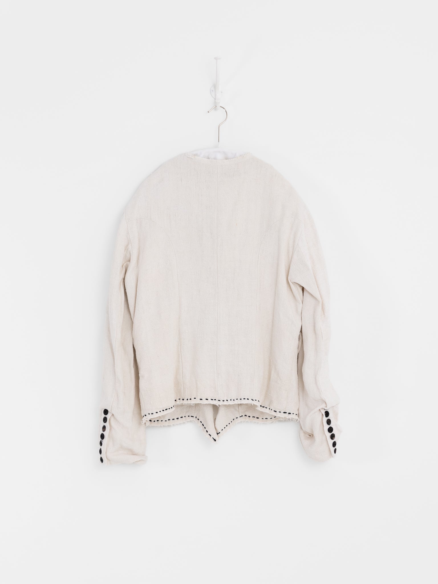 John Alexander Skelton Harlech Jacket in Antique Linen - JOHN ALEXANDER SKELTON at Worthwhile - shop JACKET