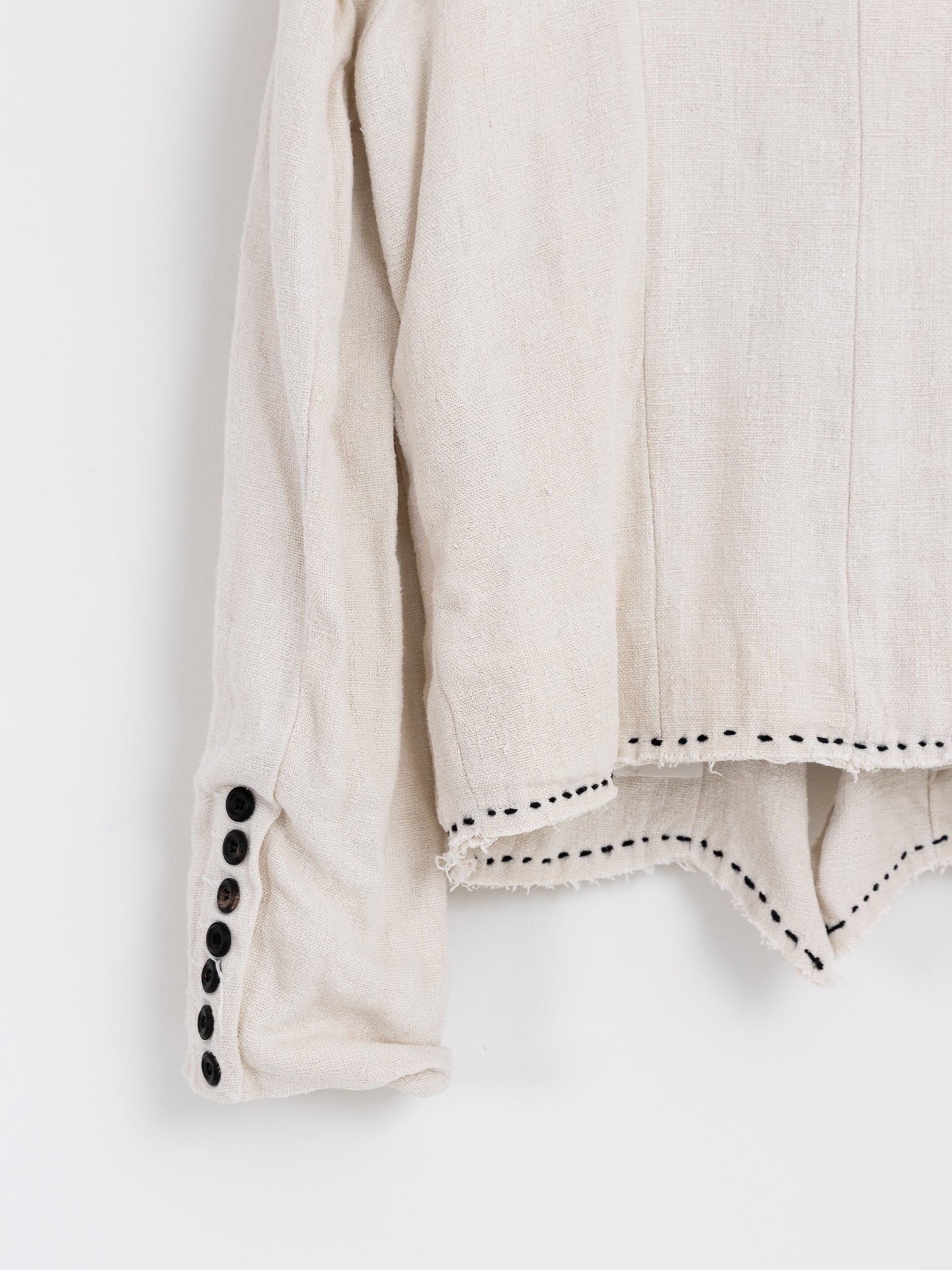 John Alexander Skelton Harlech Jacket in Antique Linen - JOHN ALEXANDER SKELTON at Worthwhile - shop JACKET