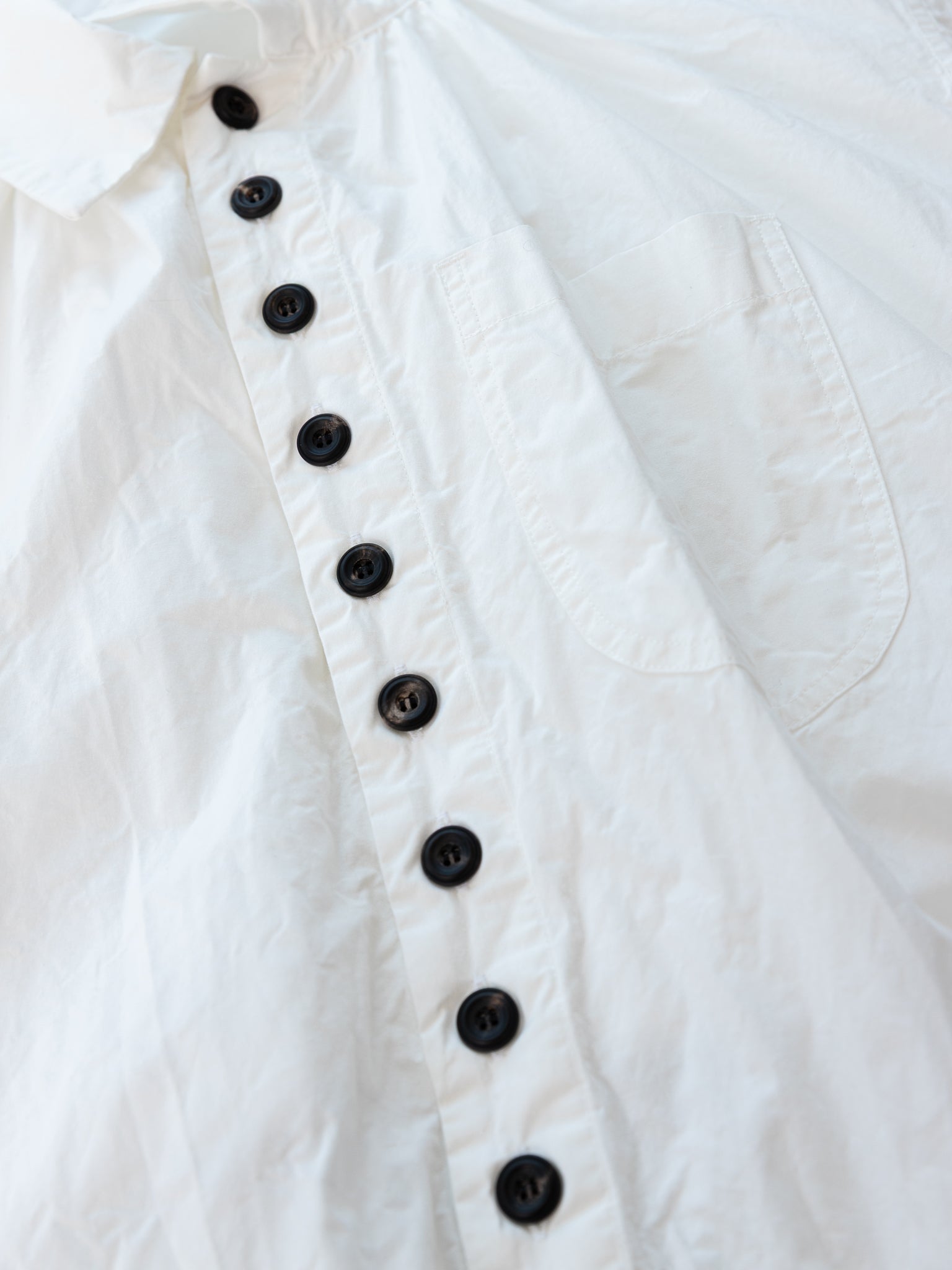 John Alexander Skelton Thespian Sleep Shirt in White - JOHN ALEXANDER SKELTON at Worthwhile - shop TOP