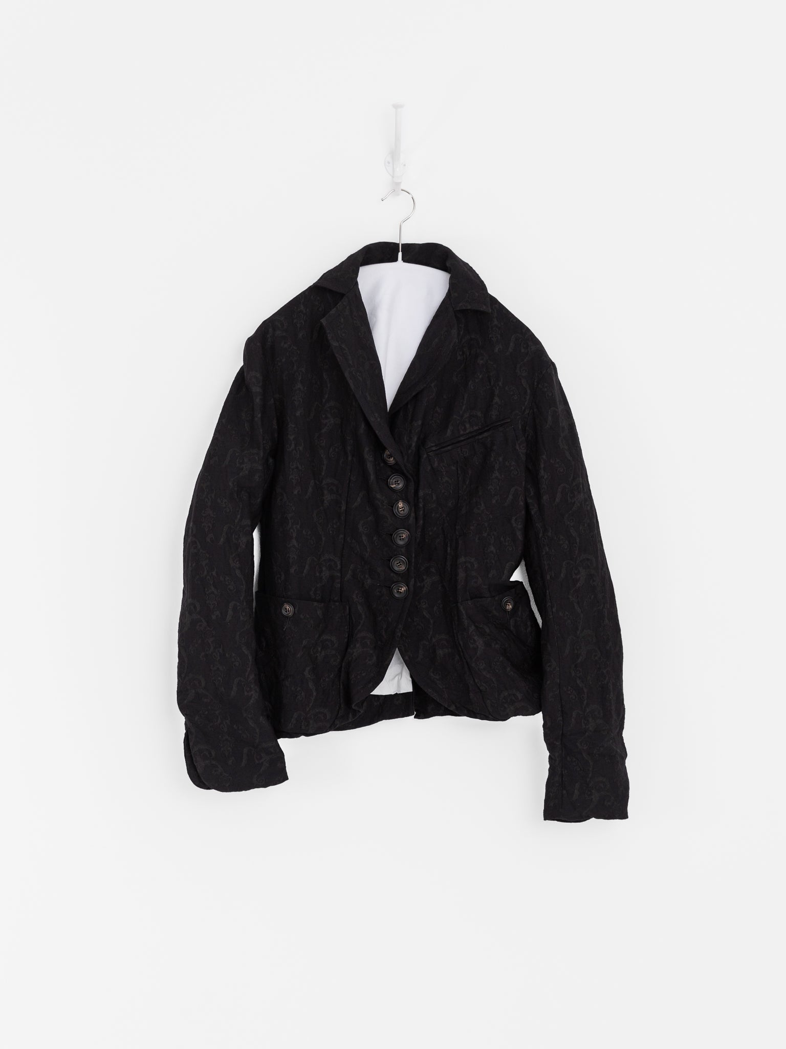 John Alexander Skelton Wayside Jacket in Black Jacquard - JOHN ALEXANDER SKELTON at Worthwhile - shop JACKET