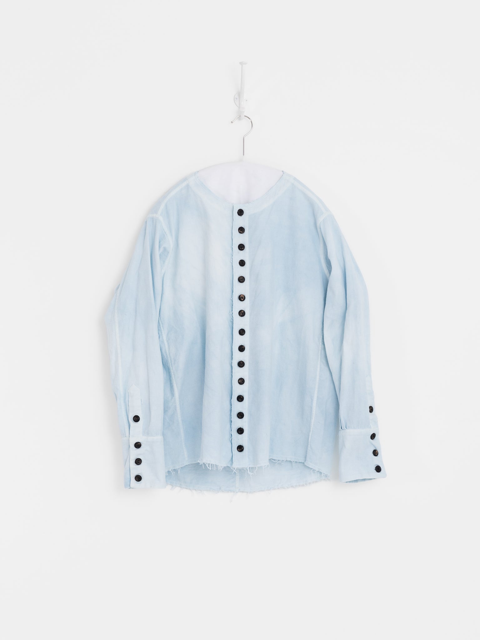 John Alexander Skelton Dagdha Shirt in Woad - JOHN ALEXANDER SKELTON at Worthwhile - shop TOP