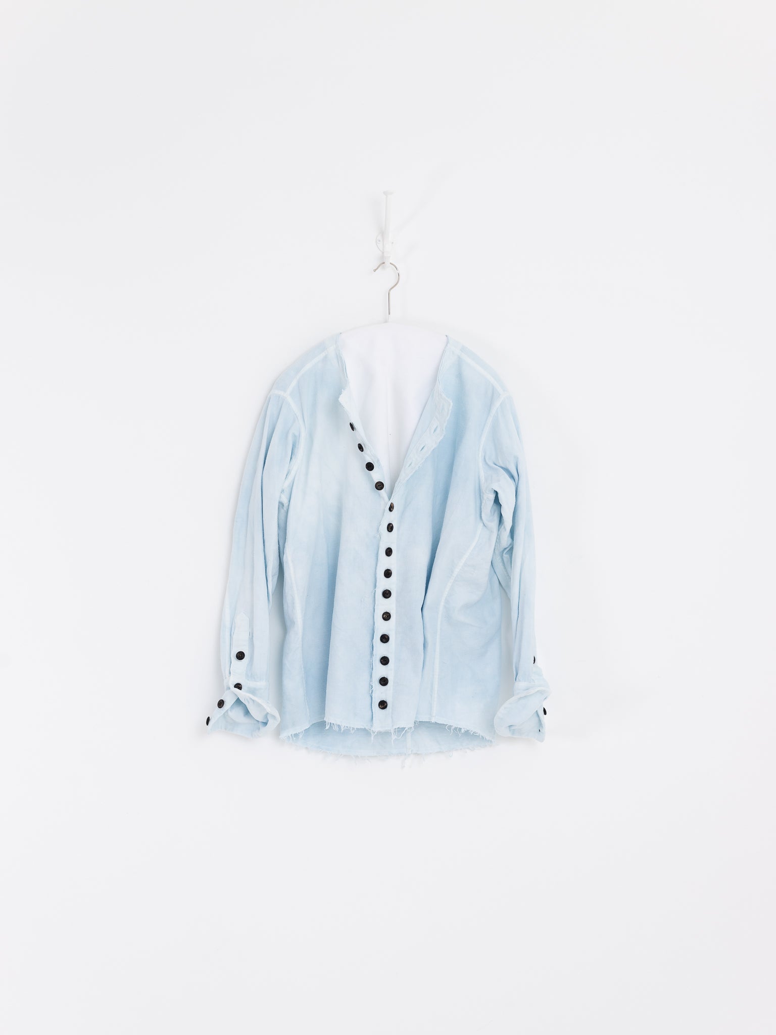 John Alexander Skelton Dagdha Shirt in Woad - JOHN ALEXANDER SKELTON at Worthwhile - shop TOP