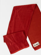 John Alexander Skelton Mashru Scarf in Red - JOHN ALEXANDER SKELTON at Worthwhile