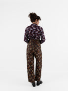 John Alexander Skelton Equinox Shirt in Blue/Brown/Cream Print - JOHN ALEXANDER SKELTON at Worthwhile
