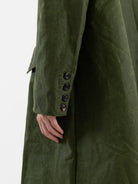 John Alexander Skelton Erskine Coat in Green - JOHN ALEXANDER SKELTON at Worthwhile