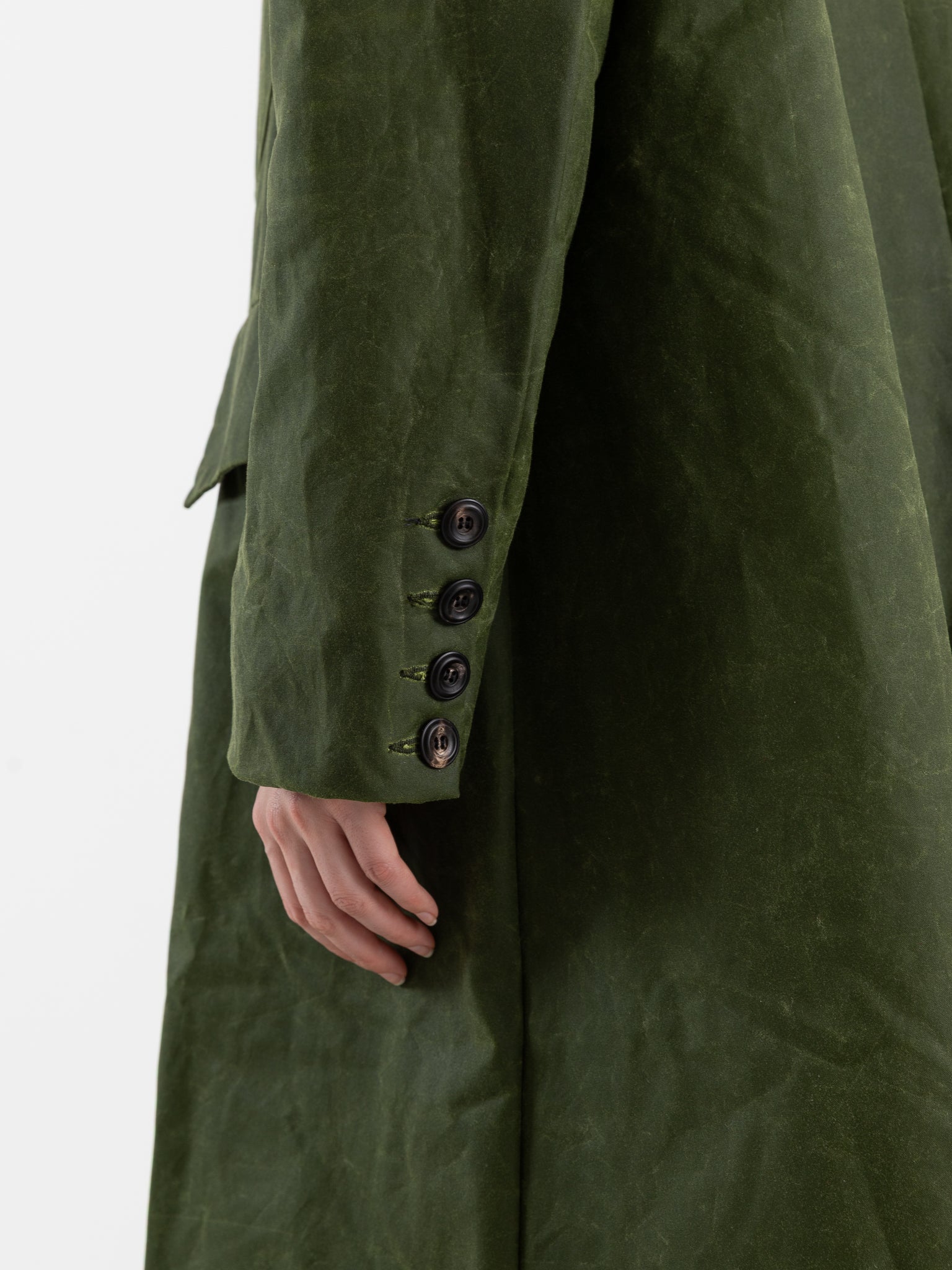 John Alexander Skelton Erskine Coat in Green - JOHN ALEXANDER SKELTON at Worthwhile