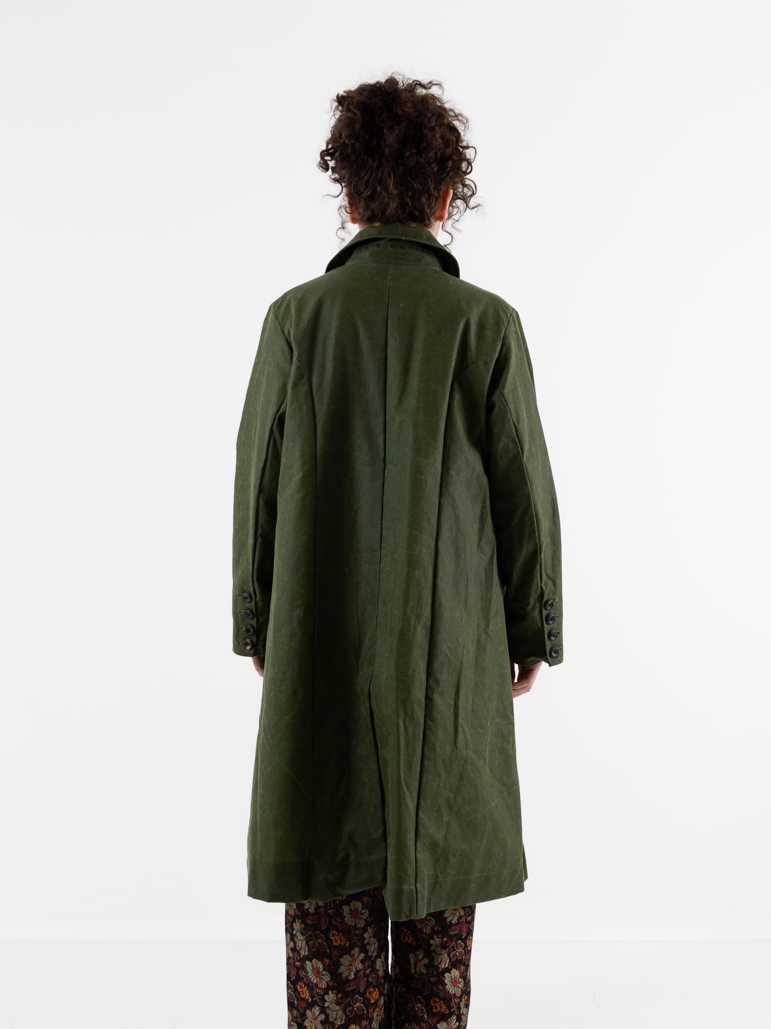 John Alexander Skelton Erskine Coat in Green - JOHN ALEXANDER SKELTON at Worthwhile