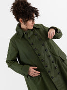 John Alexander Skelton Erskine Coat in Green - JOHN ALEXANDER SKELTON at Worthwhile