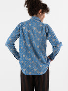 John Alexander Skelton Clink Shirt in Blue/White - JOHN ALEXANDER SKELTON at Worthwhile