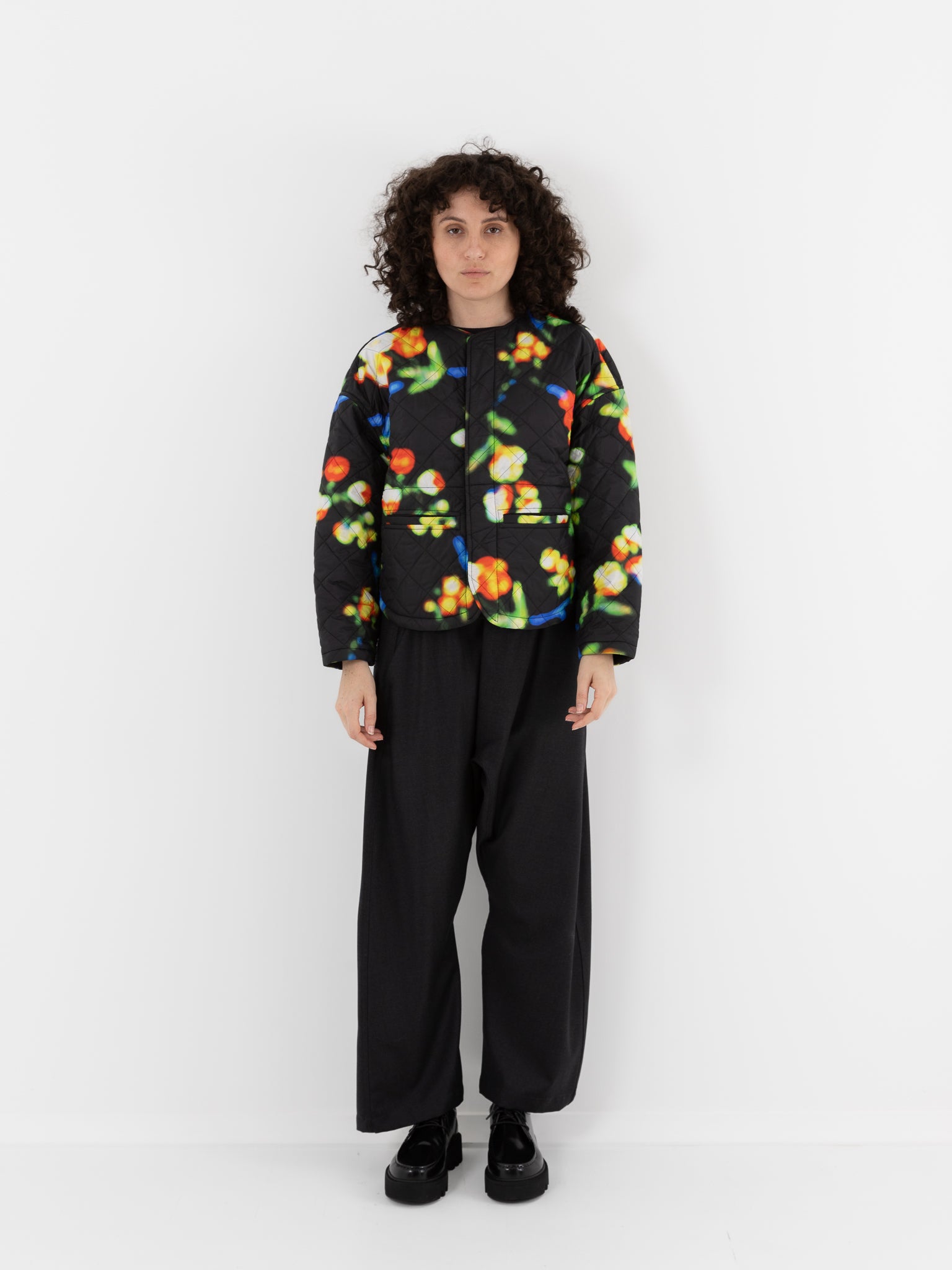 Konrad Irmi Jacket in Blurred Flower & Black - KONRAD at Worthwhile - shop JACKET