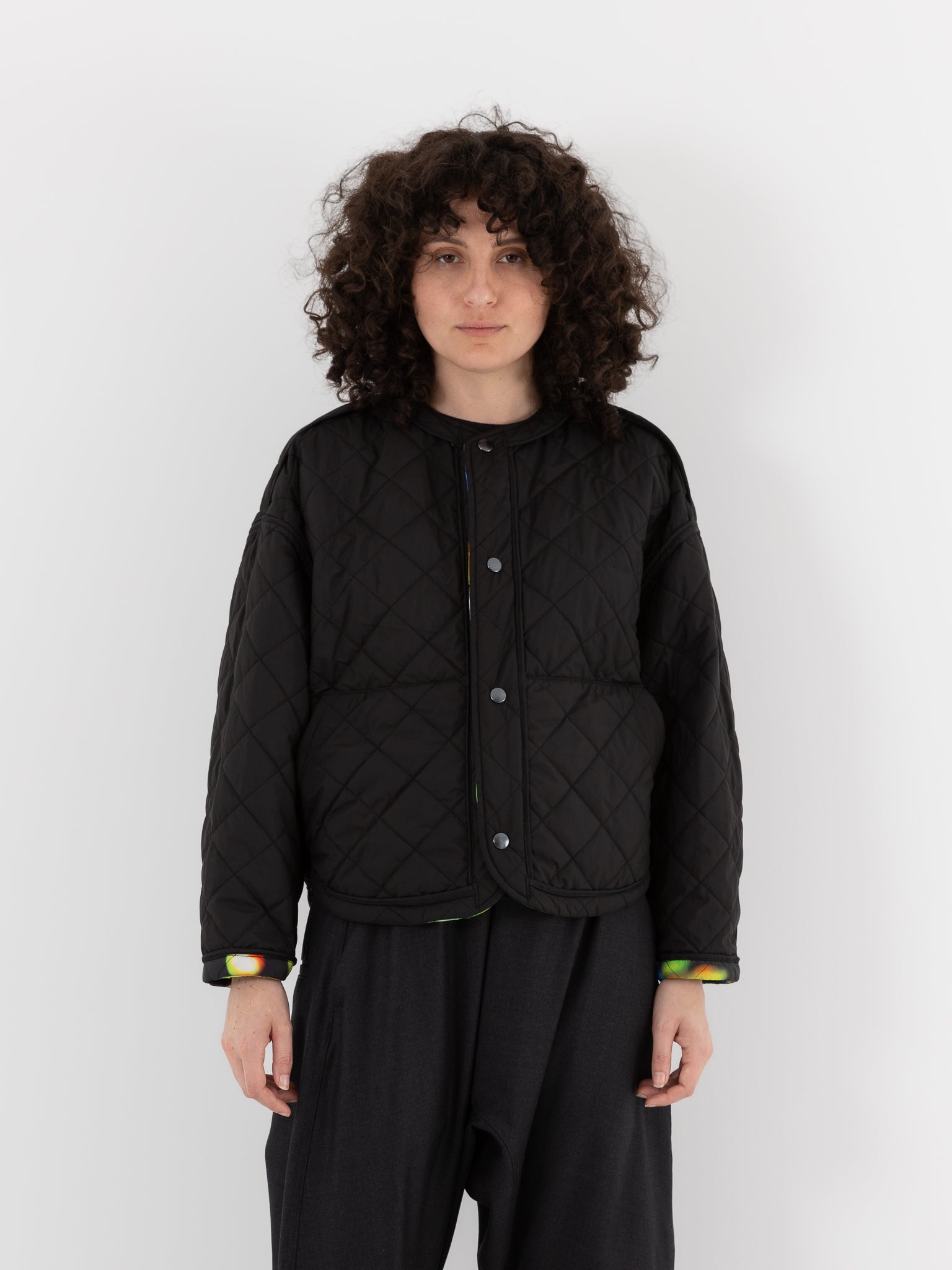 Konrad Irmi Jacket in Blurred Flower & Black - KONRAD at Worthwhile - shop JACKET