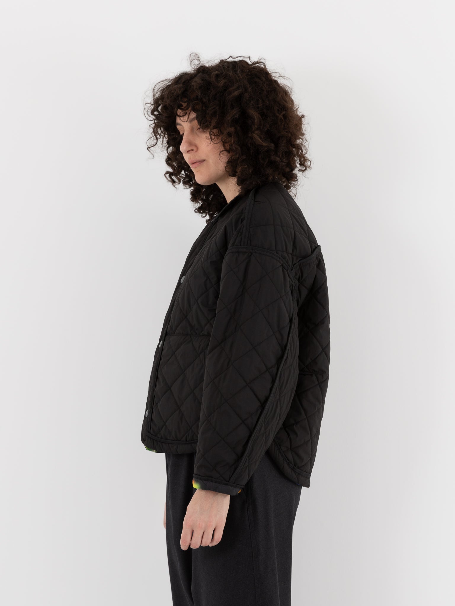 Konrad Irmi Jacket in Blurred Flower & Black - KONRAD at Worthwhile - shop JACKET