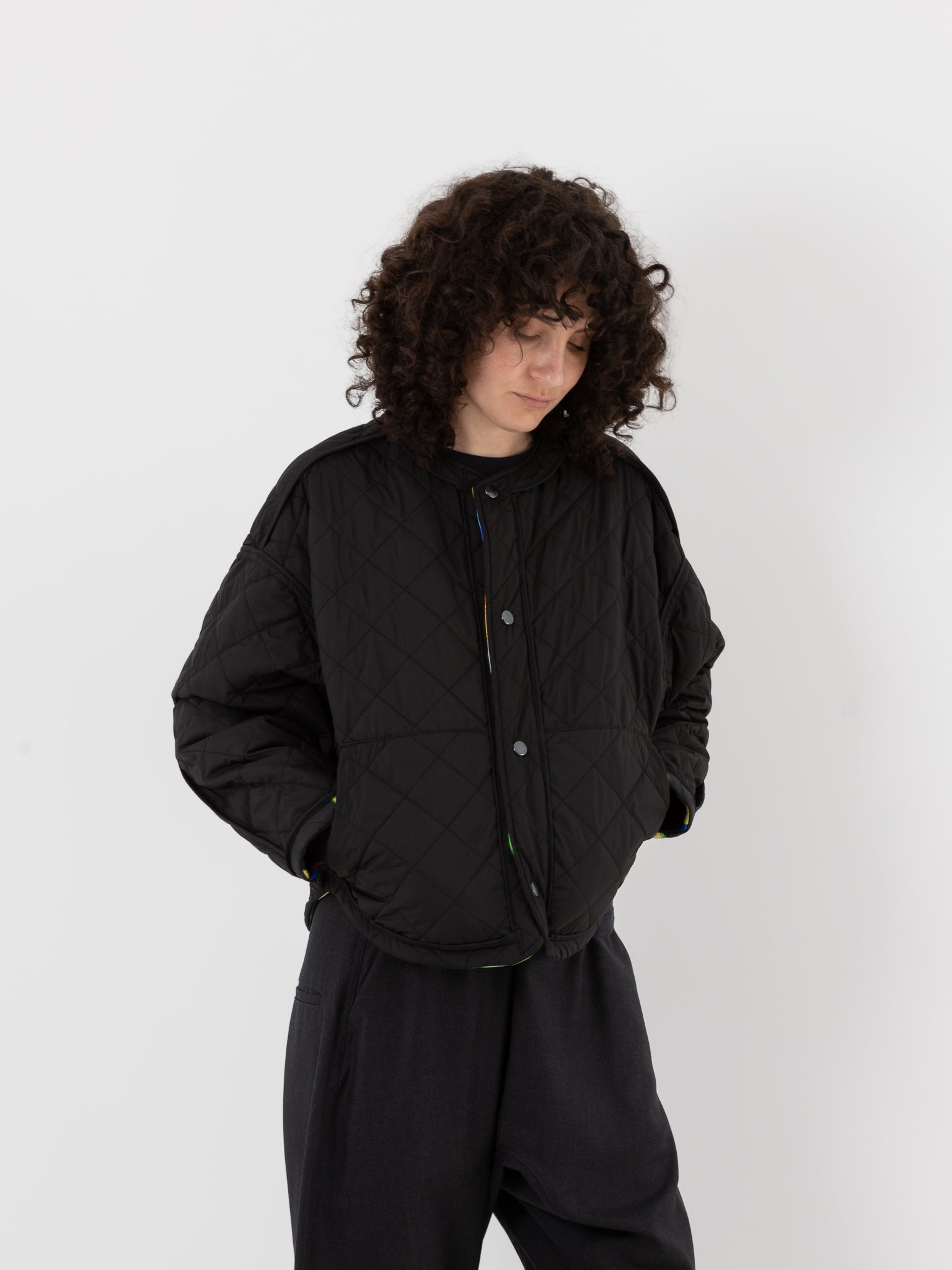 Konrad Irmi Jacket in Blurred Flower & Black - KONRAD at Worthwhile - shop JACKET