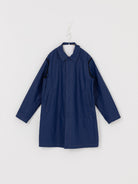 Konrad Joseph Reversible Coated Linen Coat in Natural & Delft - KONRAD at Worthwhile - shop COAT