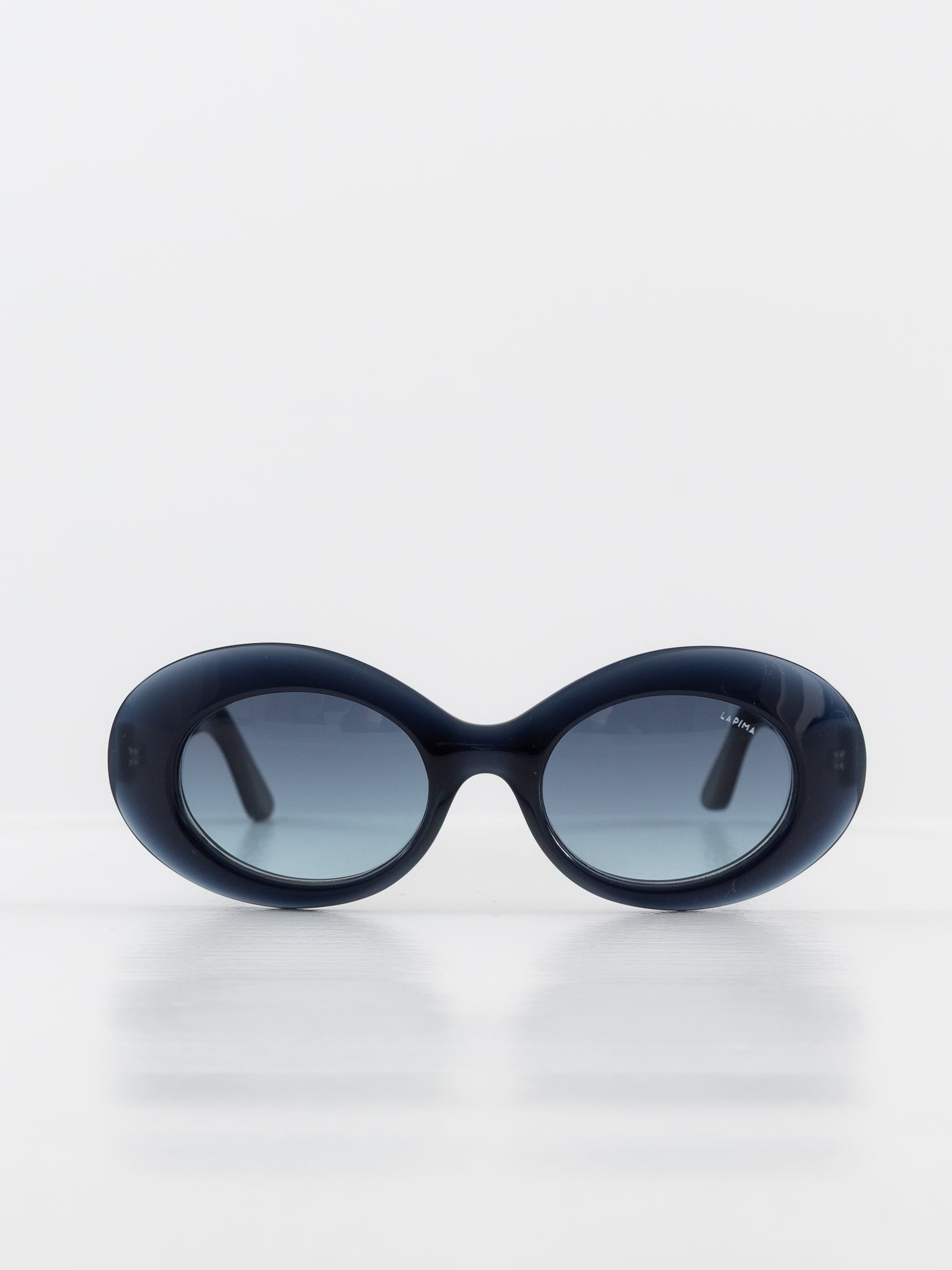 NEW LAPIMA women\'s olivia sunglasses in royal blue Lapima Olivia Rectangular Sunglasses | Italian Acetate Black  main image 3