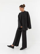 Lauren Manoogian Double Knit Flare Pants - Worthwhile - LAUREN MANOOGIAN