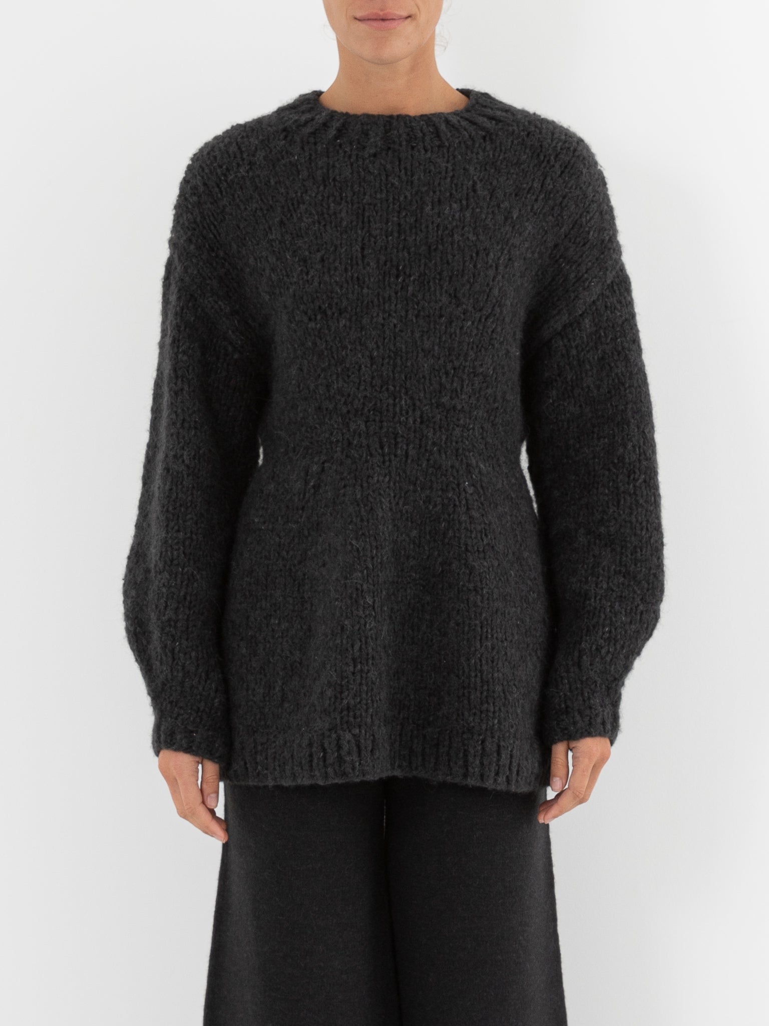 Lauren Manoogian Handknit Peplum Pullover - Worthwhile - LAUREN MANOOGIAN