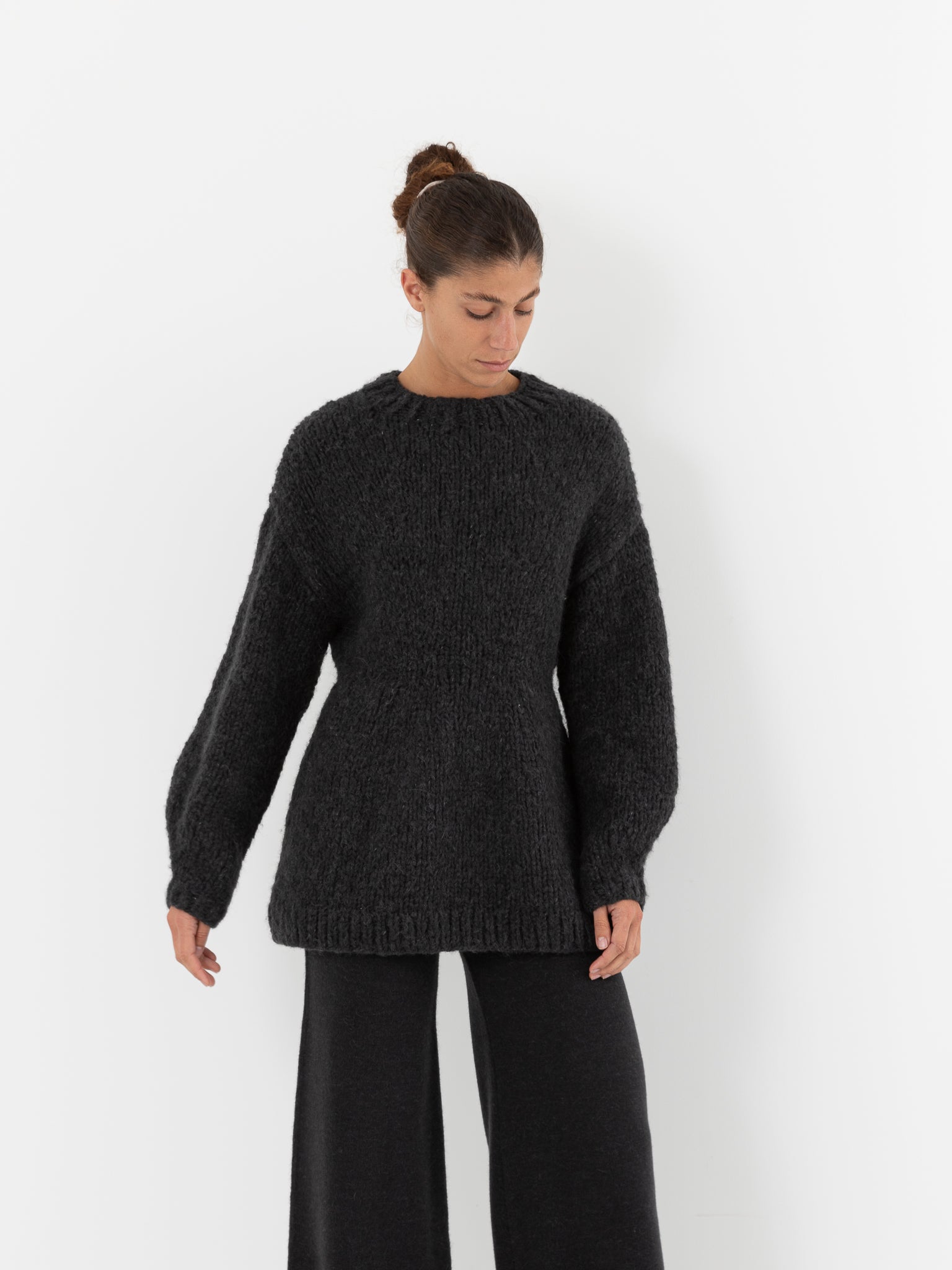 Lauren Manoogian Handknit Peplum Pullover - Worthwhile - LAUREN MANOOGIAN