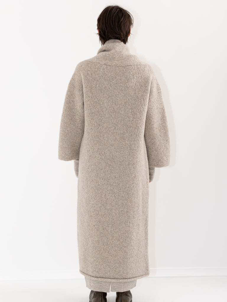 Lauren Manoogian Long Shawl Cardigan, Pebble - Worthwhile