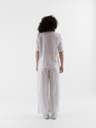 Llea Blue Dorie Shirt in White - LLEA BLUE at Worthwhile - shop TOP